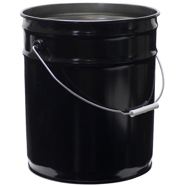 The Brush Man 5-Gallon Metal (29 Gauge Steel) Pail With Handle PAIL-5 GAL MTL - main
